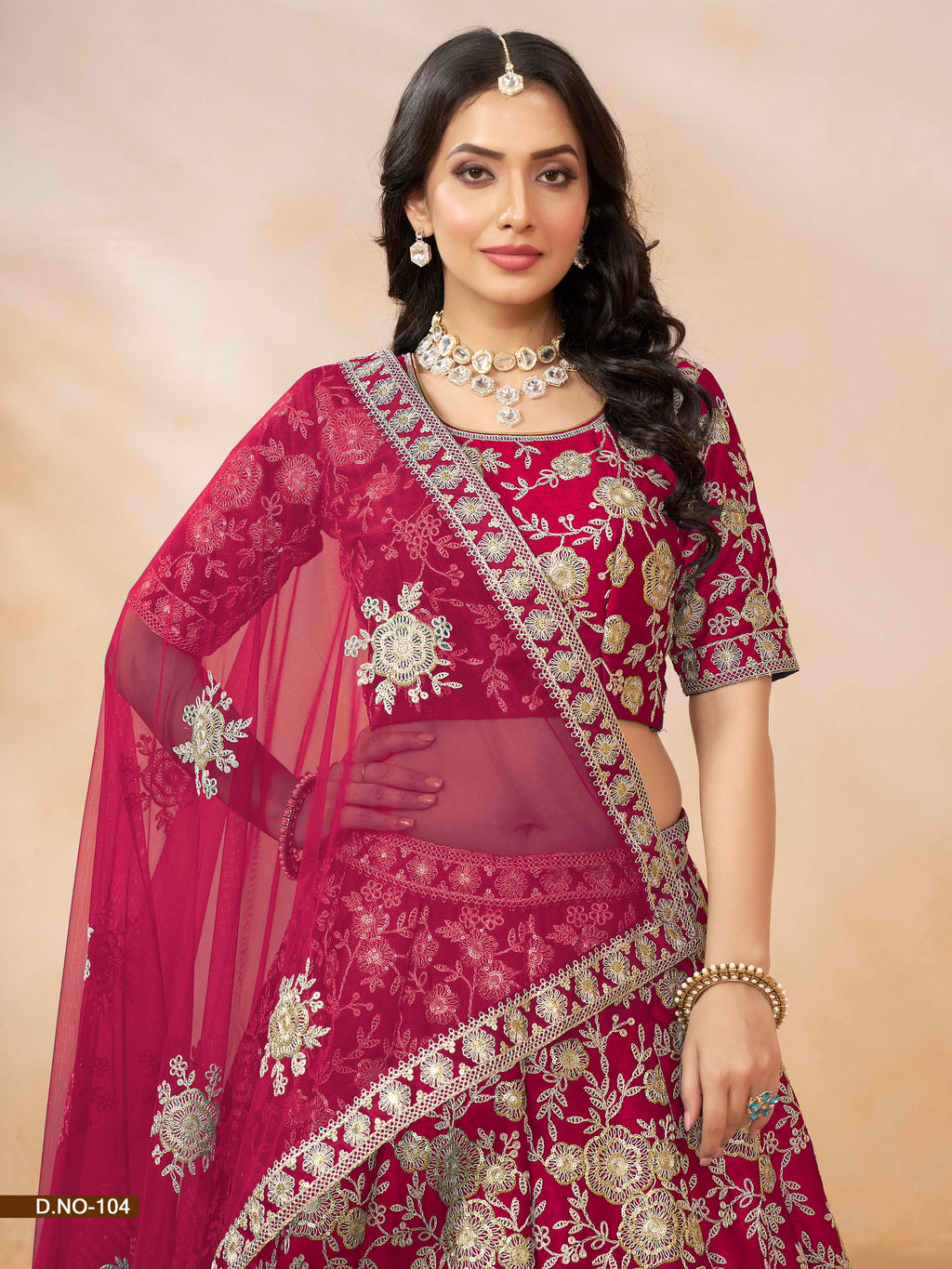 Embroidered Art Silk Sequence Lehenga Choli with Net Dupatta