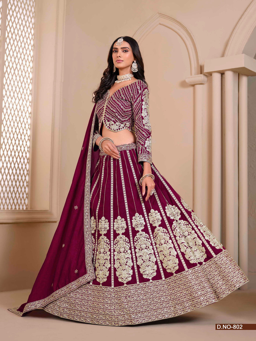 Embroidered Shimmer Art Silk Lehenga Choli with Dupatta