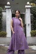 Roman Silk Flared Kurti