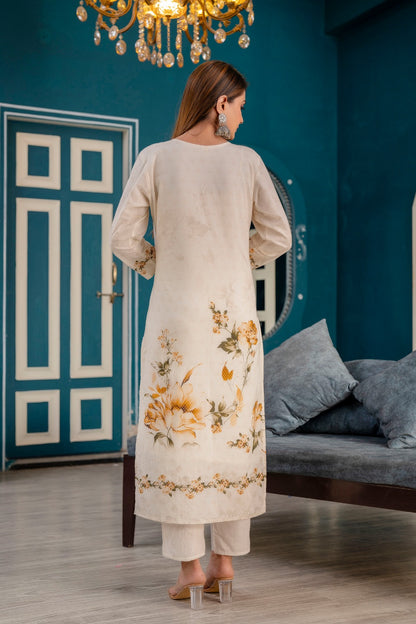 Cambric Cotton Straight Kurti
