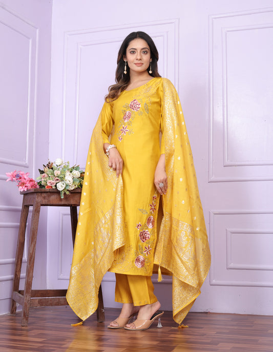 Russian Silk Straight Kurti