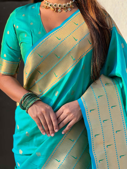 Gudi Padwa Special Paithani Soft Silk Saree