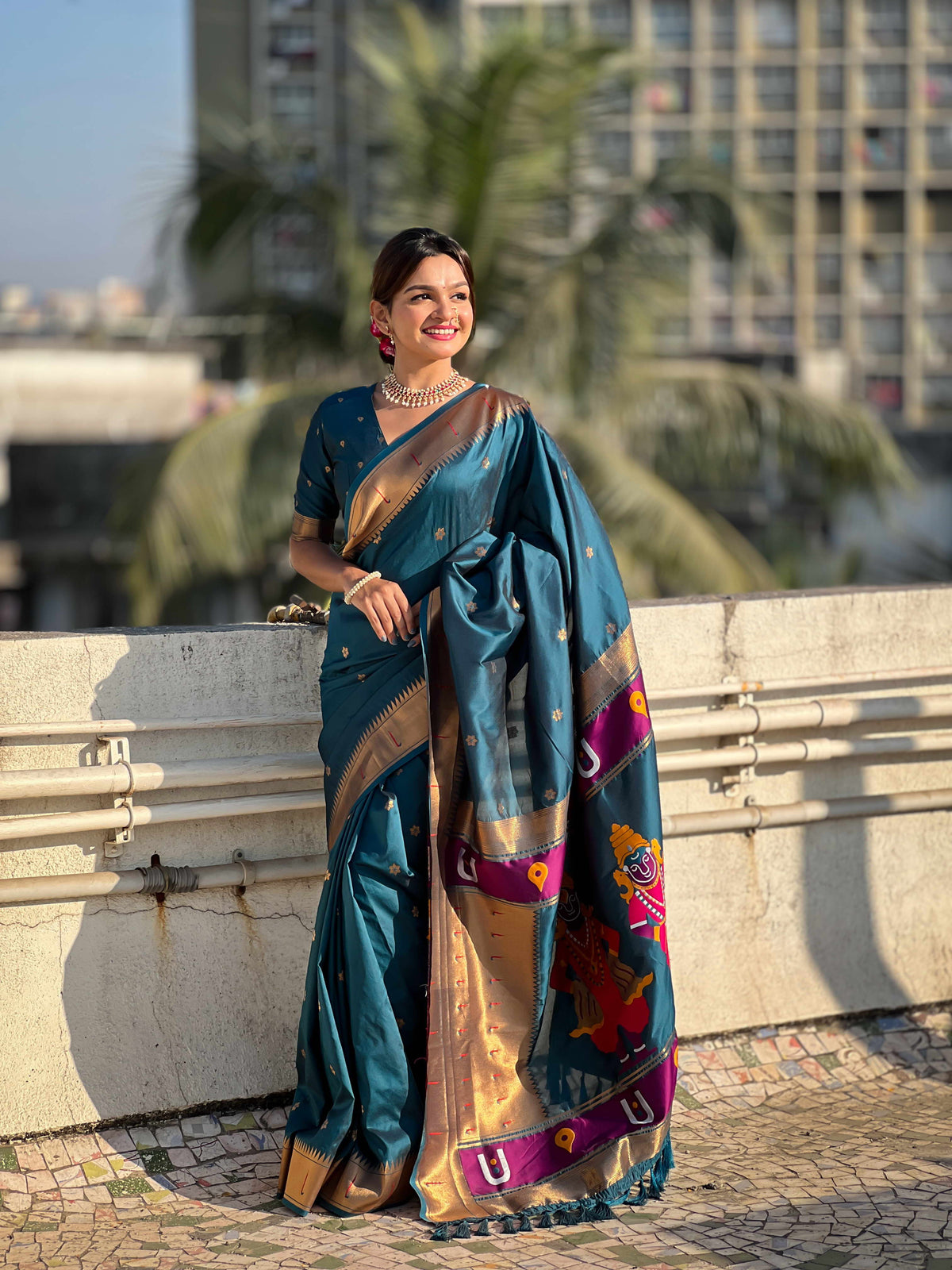 Vitthala Paithani Silk Saree