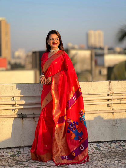 Vitthala Paithani Silk Saree