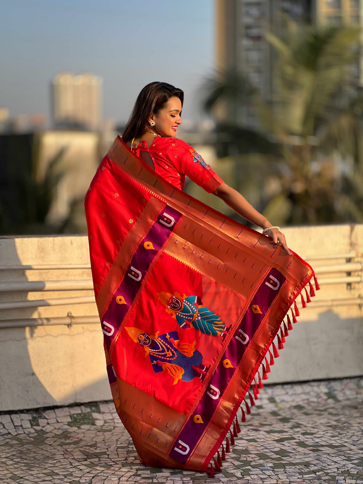 Vitthala Paithani Silk Saree