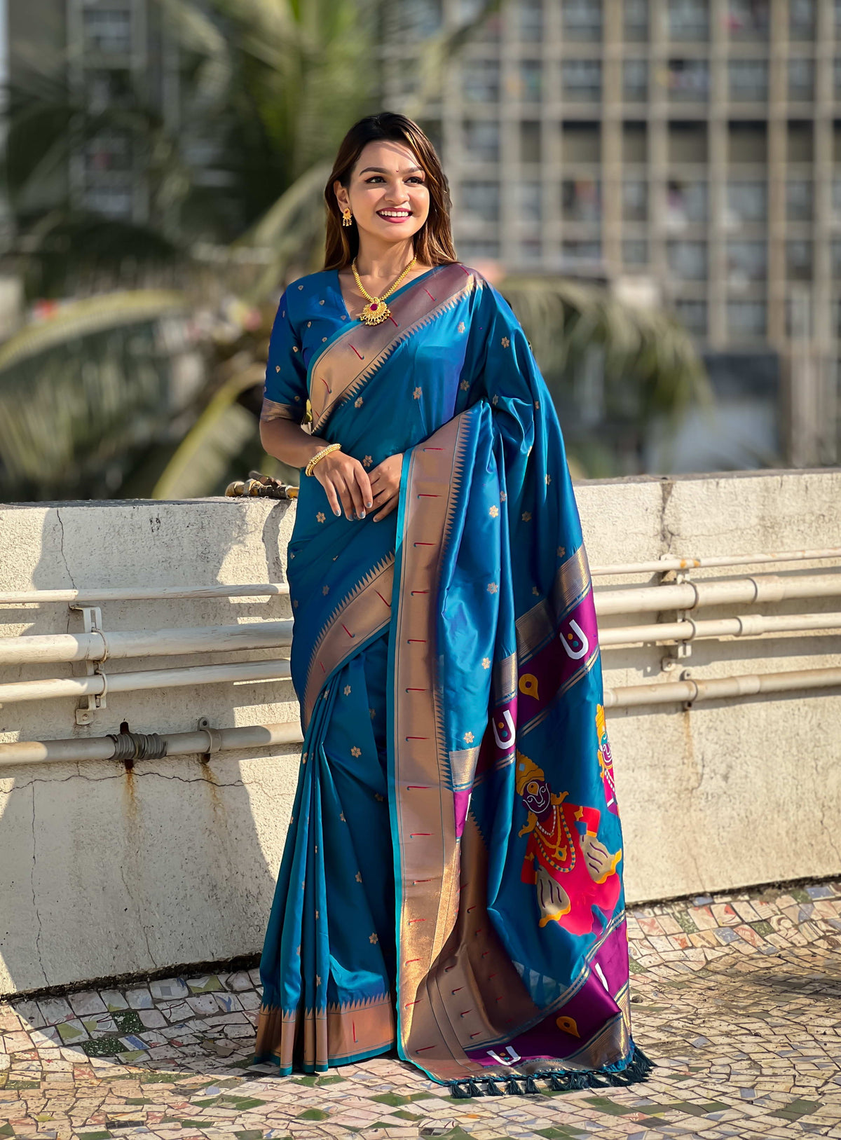 Vitthala Paithani Silk Saree