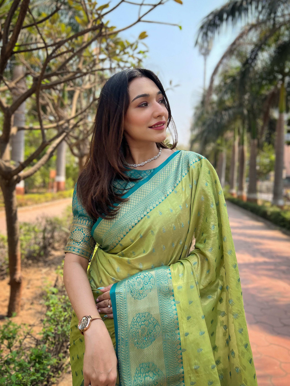 Tissue Silk Kanchipuram Saree