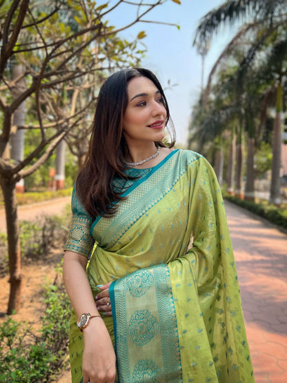 Tissue Silk Kanchipuram Saree