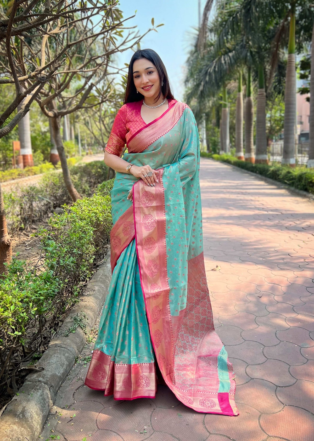 Tissue Silk Kanchipuram Saree