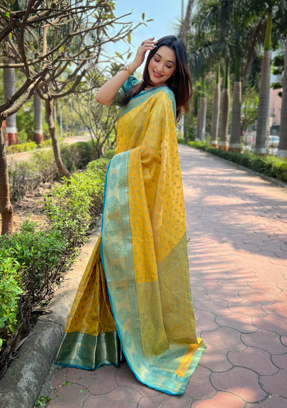 Tissue Silk Kanchipuram Saree